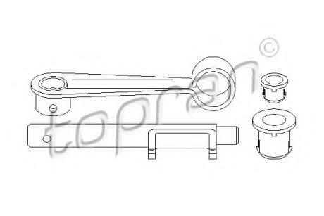 Элемент кулисы КПП TOPRAN / HANS PRIES 722142