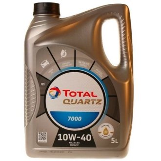 Моторна олива Quartz 7000 10W-40, 5л TOTAL 203703