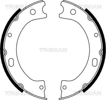 Комплект тормозных колодок, Стояночный тормоз TRISCAN 810014011