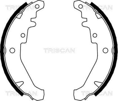 Комплект тормозных колодок TRISCAN 810015026