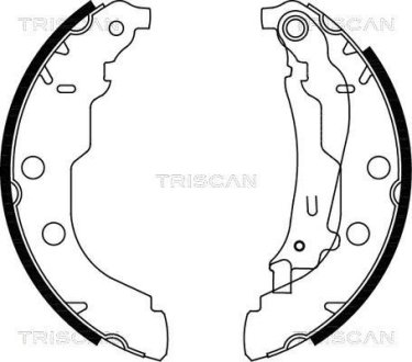 Комплект тормозных колодок TRISCAN 810028582