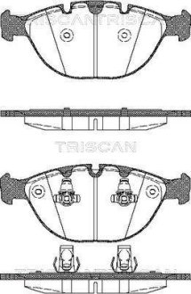 Колодки тормозные передние TRISCAN 811011011