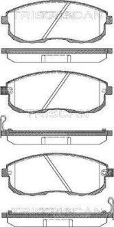 Колодки тормозные передние TRISCAN 811014013