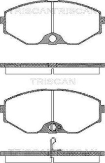 Колодки тормозные передние TRISCAN 811014037