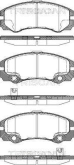 Колодки тормозные передние TRISCAN 811024016