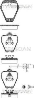 Колодки тормозные передние TRISCAN 811029031