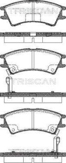 Колодки тормозные передние TRISCAN 811043007