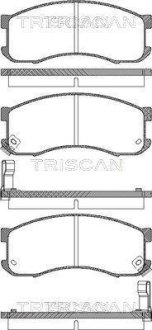 Колодки тормозные передние TRISCAN 811050165