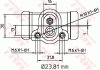 Рабочий тормозной цилиндр BMW 316i/316i Coupe/318d/318i/318i Cabrio TRW BWK103 (фото 2)