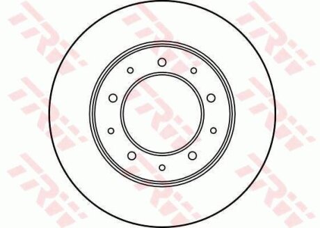 Гальмівний диск TRW DF1802