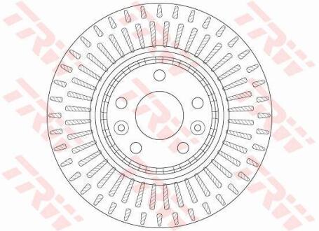 Гальмівний диск TRW DF6208S