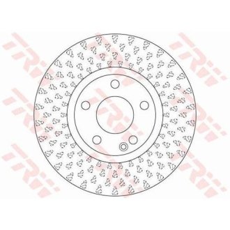 Диск тормозной (1 шт.).) MERCEDES A(W176)/ B(W246) "F D=295mm "12>> TRW DF6501