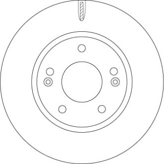 Гальмівний диск TRW DF6936