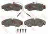 Комплект гальмівних колодок TRW GDB1106 (фото 2)