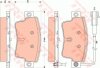 Комплект гальмівних колодок TRW GDB1872 (фото 1)