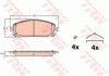 Тормозные колодки дисковые JEEP Cherokee "F "13>> TRW GDB2142 (фото 1)