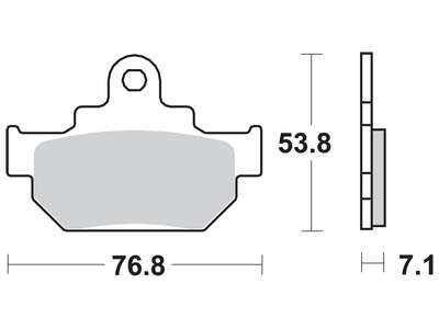 Тормозная колодка (диск) TRW MCB550