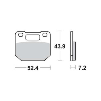 Гальмівні колодки TRW MCB556