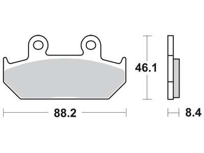 Гальмівні колодки TRW MCB571