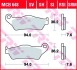 Тормозная колодка (диск) TRW MCB648RSI (фото 1)