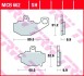 Гальмівна колодка (диск) TRW MCB662 (фото 2)