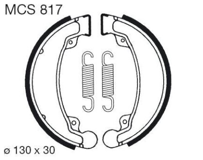 Гальмівні колодки TRW MCS817