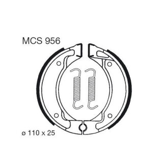 Гальмівні колодки TRW MCS956