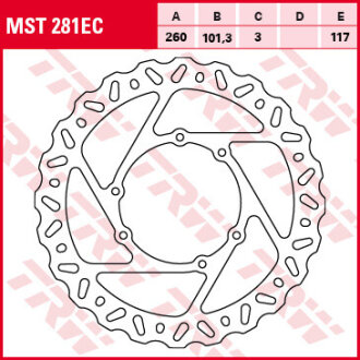 Гальмівний диск TRW MST281EC