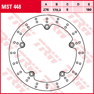Гальмівний диск TRW MST448