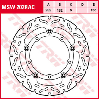 Гальмівний диск TRW MSW202RAC