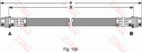 Гальмівний шланг TRW PHA370