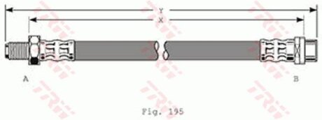 Гальмівний шланг TRW PHB318