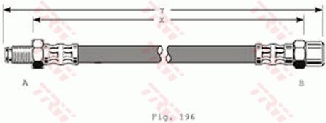 Гальмівний шланг TRW PHB352