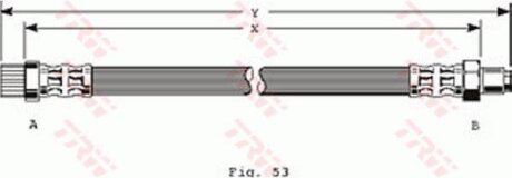 Гальмівний шланг TRW PHB372