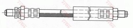 Гальмівний шланг TRW PHD379 (фото 1)
