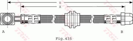 Гальмівний шланг TRW PHD479