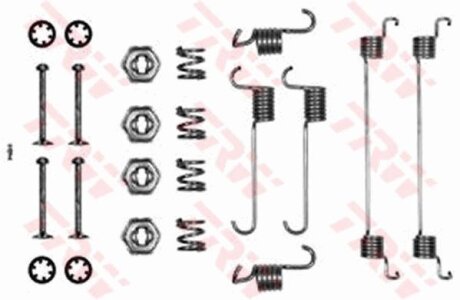 Комплект для монтажу гальмівних колодок TRW SFK137