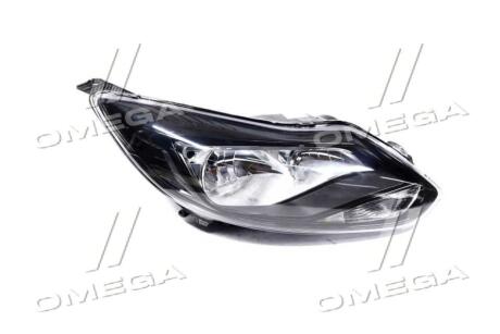 Фара правая с моторчиком Ford Focus II (11-14) H1/H7 черная TYC 20C569A52B