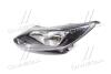 Фара левая с моторчиком Ford Focus II (11-14) H1/H7 черная TYC 20C570A52B (фото 1)