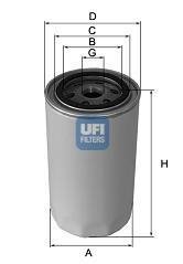 Фільтр масляний UFI 2315202