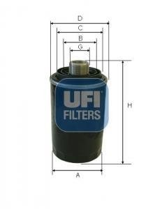 Фильтр масляный UFI 23.597.00