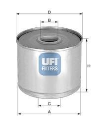 Фільтр паливний UFI 2436001