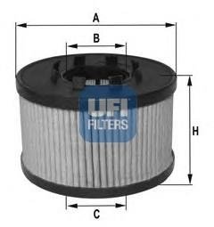 Фільтр масляний UFI 25.033.00