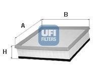 ВОЗДУШНЫЙ ФИЛЬТР UFI 30.067.00