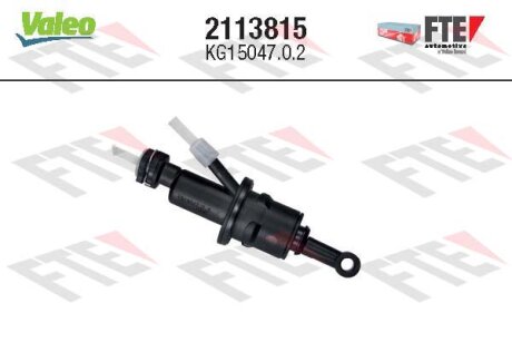 Головний циліндр зчеплення Valeo 2113815