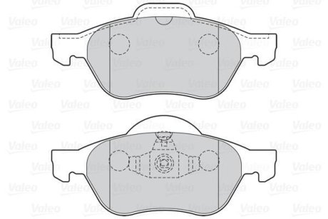 Гальмівні колодки дискові VAG/RENAULT A1/A3/Megane/Scenic/Fabia/Octavia/Bora/Golf "1,0-2,0 "F "96>> Valeo 301026