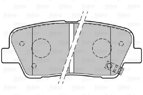 Тормозные колодки дисковые HYUNDAI/KIA Genesis/SantaFe/SorentoII "2,0-5,0 "R "08>> Valeo 301134