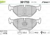 Гальмівні колодки дискові BMW/MG/ROVER/SAAB 3/Z1/Z4/ZT/75/9-5 "1,6-4,6 "R "88-09 Valeo 301753 (фото 1)