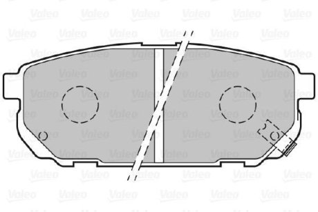 Тормозные колодки дисковые KIA Sorento "2,4-3,5 "R "02>> Valeo 301823