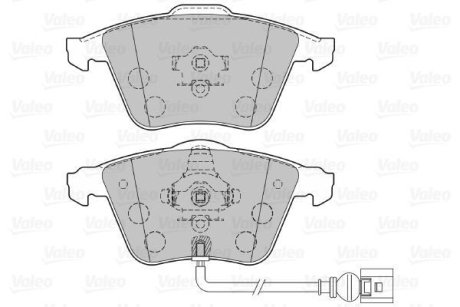 Гальмівні колодки дискові VAG A3/Passat/Superb/Eos "1,2-3,6 "F "03-15 Valeo 301863